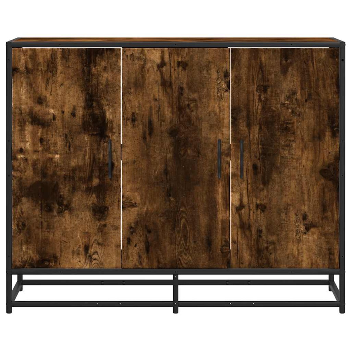 vidaXL Sideboard Καπνιστή δρυς 94x35x76 cm Κατασκευασμένο ξύλο