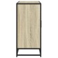 vidaXL Sideboard Sonoma Oak 92x35x76 cm Κατασκευασμένο ξύλο