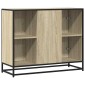 vidaXL Sideboard Sonoma Oak 92x35x76 cm Κατασκευασμένο ξύλο