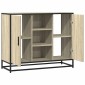 vidaXL Sideboard Sonoma Oak 92x35x76 cm Κατασκευασμένο ξύλο