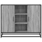 vidaXL Sideboard Γκρι Sonoma 92x35x76 cm Ξύλινο μηχανουργικό ξύλο