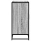 vidaXL Sideboard Γκρι Sonoma 92x35x76 cm Ξύλινο μηχανουργικό ξύλο