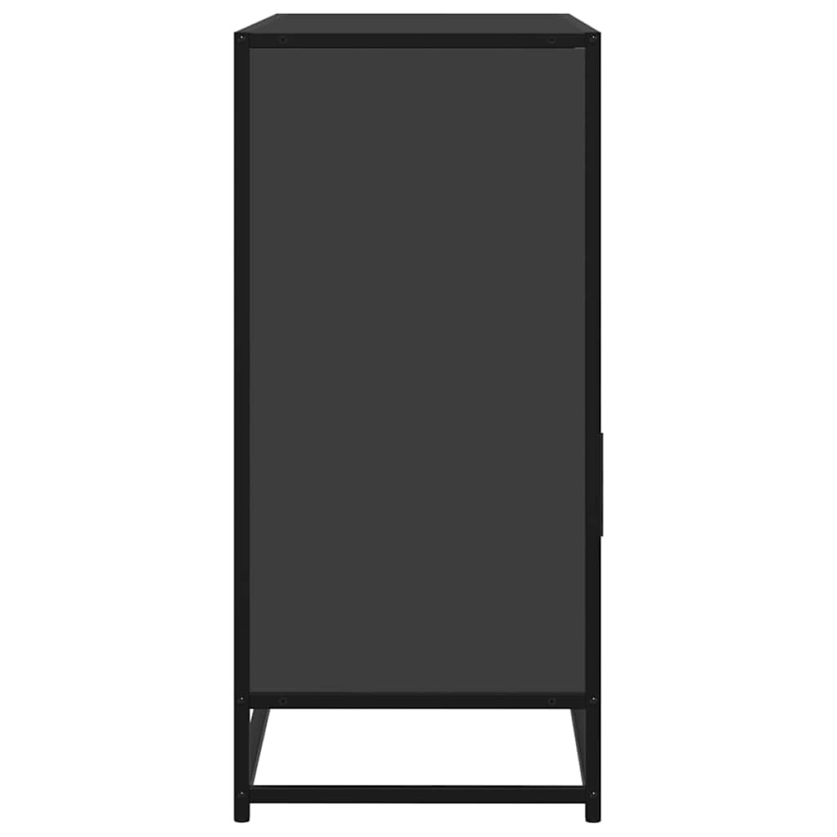 vidaXL Μπουφές Μαύρος 100x35x76 εκ. από Επεξεργασμένο Ξύλο