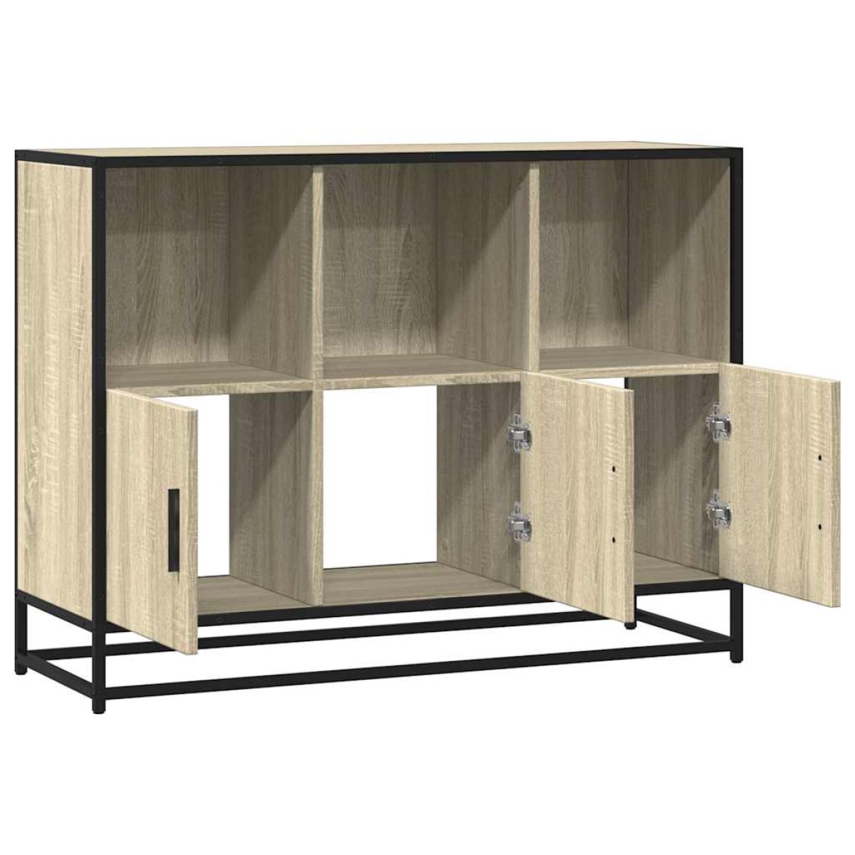 vidaXL Sideboard Sonoma Oak 100x35x76 cm Κατασκευασμένο ξύλο
