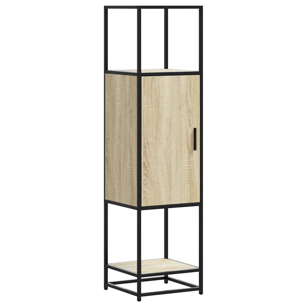 vidaXL Highboard Sonoma Oak Κατασκευασμένο ξύλο και μέταλλο