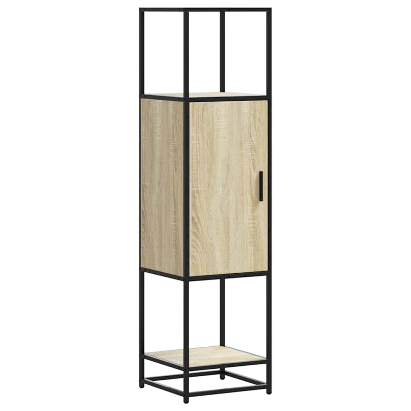 vidaXL Highboard Sonoma Oak Κατασκευασμένο ξύλο και μέταλλο