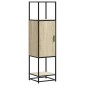 vidaXL Highboard Sonoma Oak Κατασκευασμένο ξύλο και μέταλλο