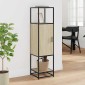 vidaXL Highboard Sonoma Oak Κατασκευασμένο ξύλο και μέταλλο