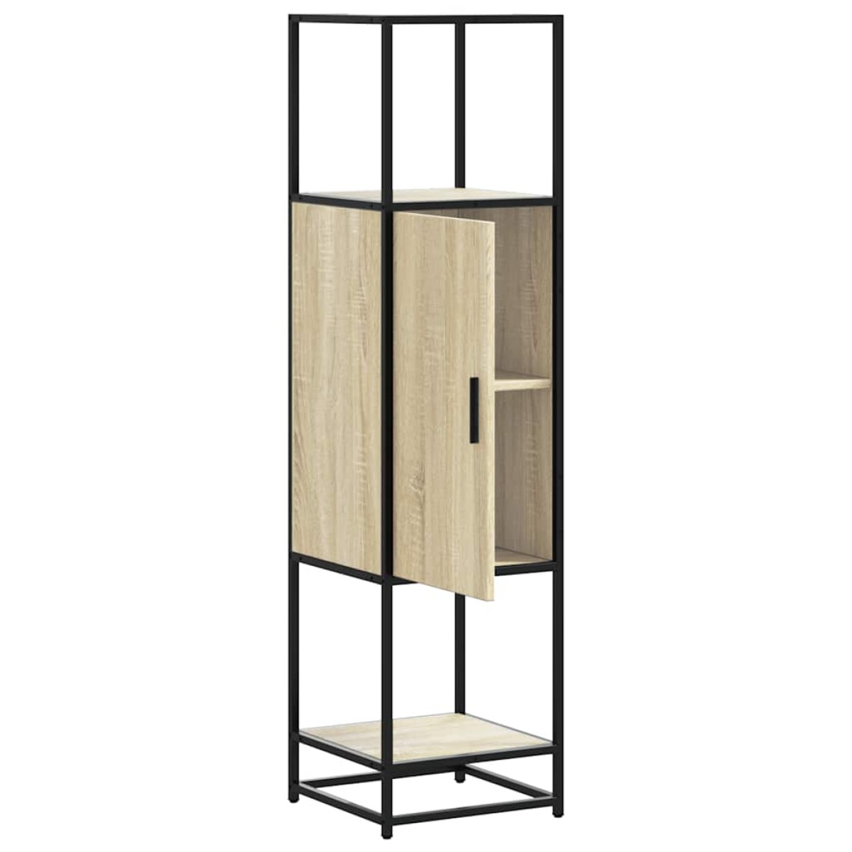 vidaXL Highboard Sonoma Oak Κατασκευασμένο ξύλο και μέταλλο