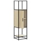 vidaXL Highboard Sonoma Oak Κατασκευασμένο ξύλο και μέταλλο