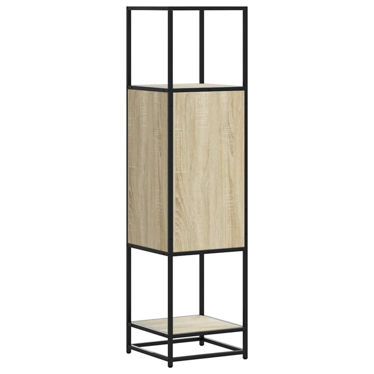 vidaXL Highboard Sonoma Oak Κατασκευασμένο ξύλο και μέταλλο