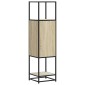 vidaXL Highboard Sonoma Oak Κατασκευασμένο ξύλο και μέταλλο