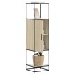 vidaXL Highboard Sonoma Oak Κατασκευασμένο ξύλο και μέταλλο