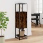 vidaXL Highboard Καπνιστή δρυς Κατασκευασμένο ξύλο και μέταλλο