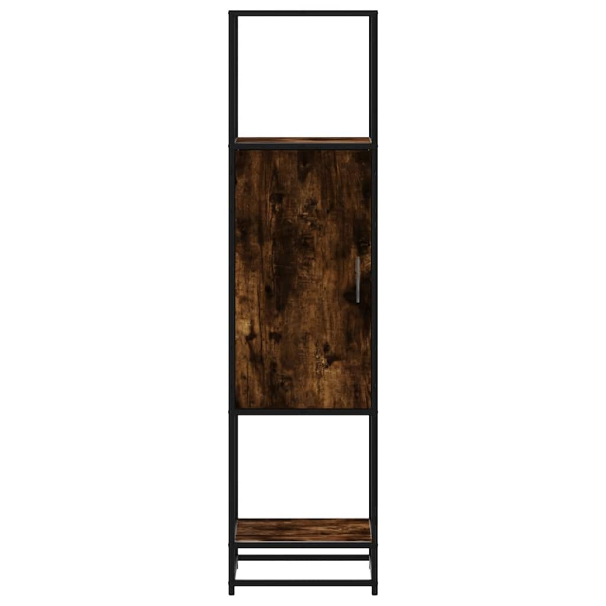vidaXL Highboard Καπνιστή δρυς Κατασκευασμένο ξύλο και μέταλλο