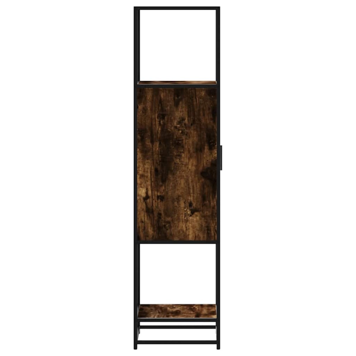 vidaXL Highboard Καπνιστή δρυς Κατασκευασμένο ξύλο και μέταλλο