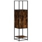 vidaXL Highboard Καπνιστή δρυς Κατασκευασμένο ξύλο και μέταλλο