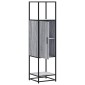 vidaXL Highboard Grey Sonoma Κατασκευασμένο ξύλο και μέταλλο