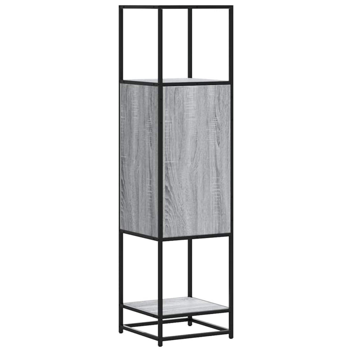 vidaXL Highboard Grey Sonoma Κατασκευασμένο ξύλο και μέταλλο