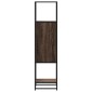 vidaXL Highboard καφέ δρυς Κατασκευασμένο ξύλο και μέταλλο