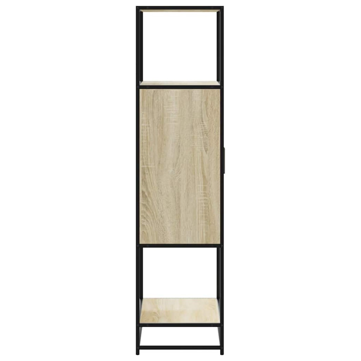 vidaXL Highboard Δρυς sonoma 68x35x139 cm Επεξεργασμένο ξύλο μέταλλο