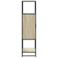 vidaXL Highboard Δρυς sonoma 68x35x139 cm Επεξεργασμένο ξύλο μέταλλο