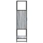 vidaXL Highboard Grey Sonoma Κατασκευασμένο ξύλο και μέταλλο