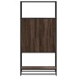 vidaXL Highboard καφέ δρυς Κατασκευασμένο ξύλο και μέταλλο