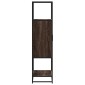vidaXL Highboard καφέ δρυς Κατασκευασμένο ξύλο και μέταλλο