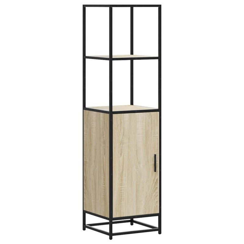 vidaXL Highboard Sonoma Oak Κατασκευασμένο ξύλο και μέταλλο