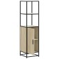 vidaXL Highboard Sonoma Oak Κατασκευασμένο ξύλο και μέταλλο