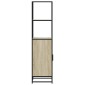 vidaXL Highboard Sonoma Oak Κατασκευασμένο ξύλο και μέταλλο