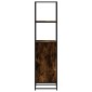 vidaXL Highboard Καπνιστή δρυς Κατασκευασμένο ξύλο και μέταλλο