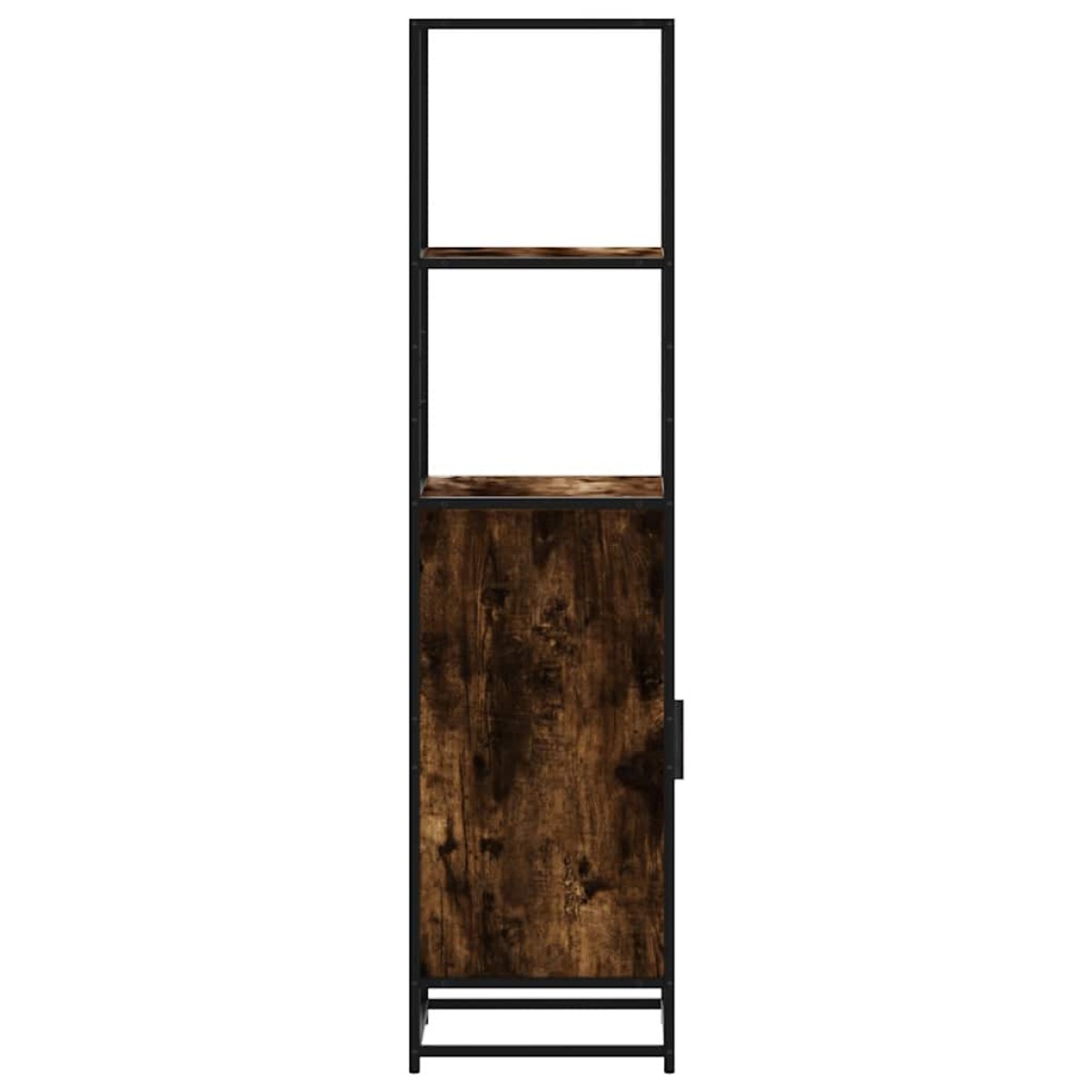 vidaXL Highboard Καπνιστή δρυς Κατασκευασμένο ξύλο και μέταλλο