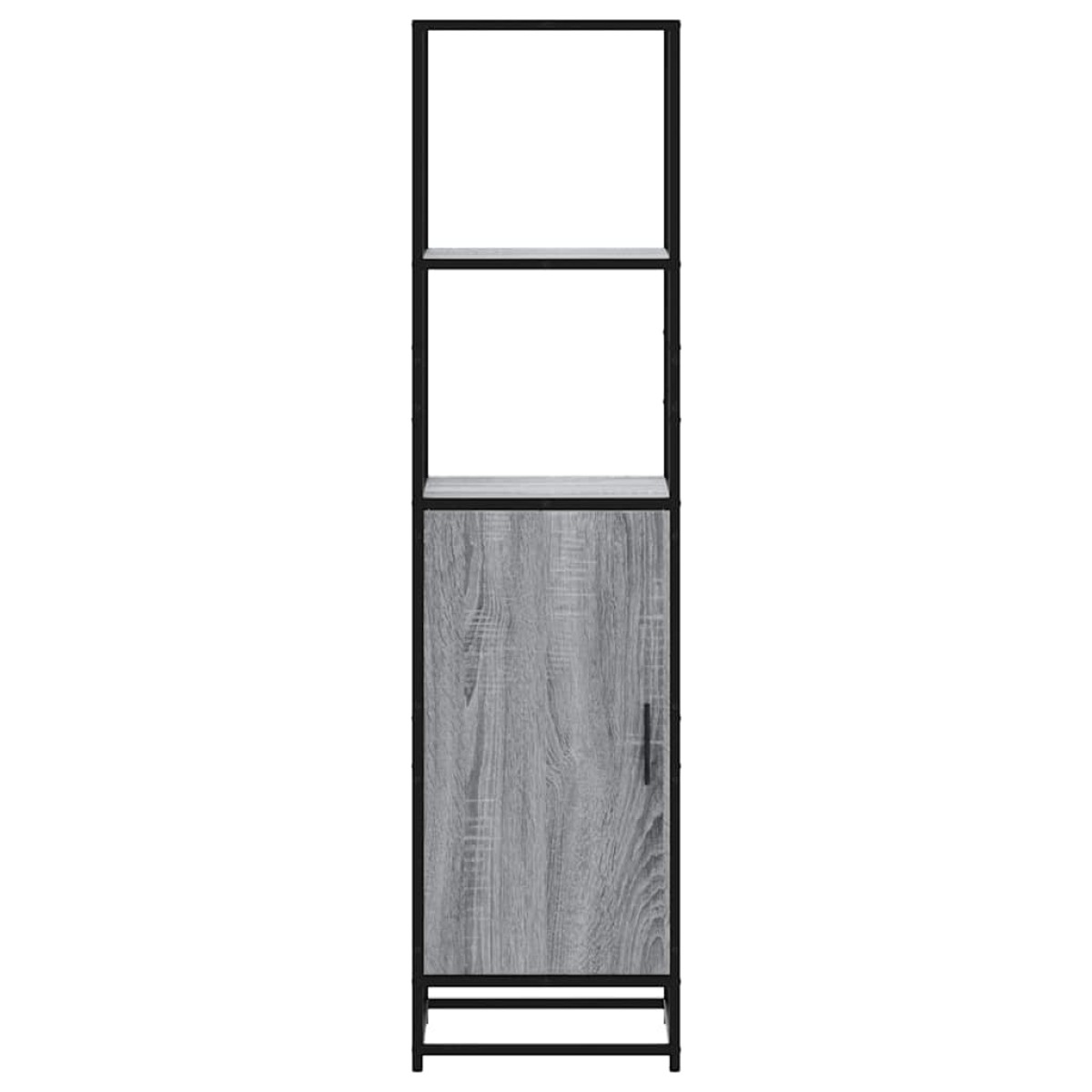 vidaXL Highboard Grey Sonoma Κατασκευασμένο ξύλο και μέταλλο