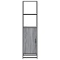 vidaXL Highboard Grey Sonoma Κατασκευασμένο ξύλο και μέταλλο