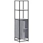 vidaXL Highboard Grey Sonoma Κατασκευασμένο ξύλο και μέταλλο