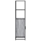 vidaXL Highboard Grey Sonoma Κατασκευασμένο ξύλο και μέταλλο