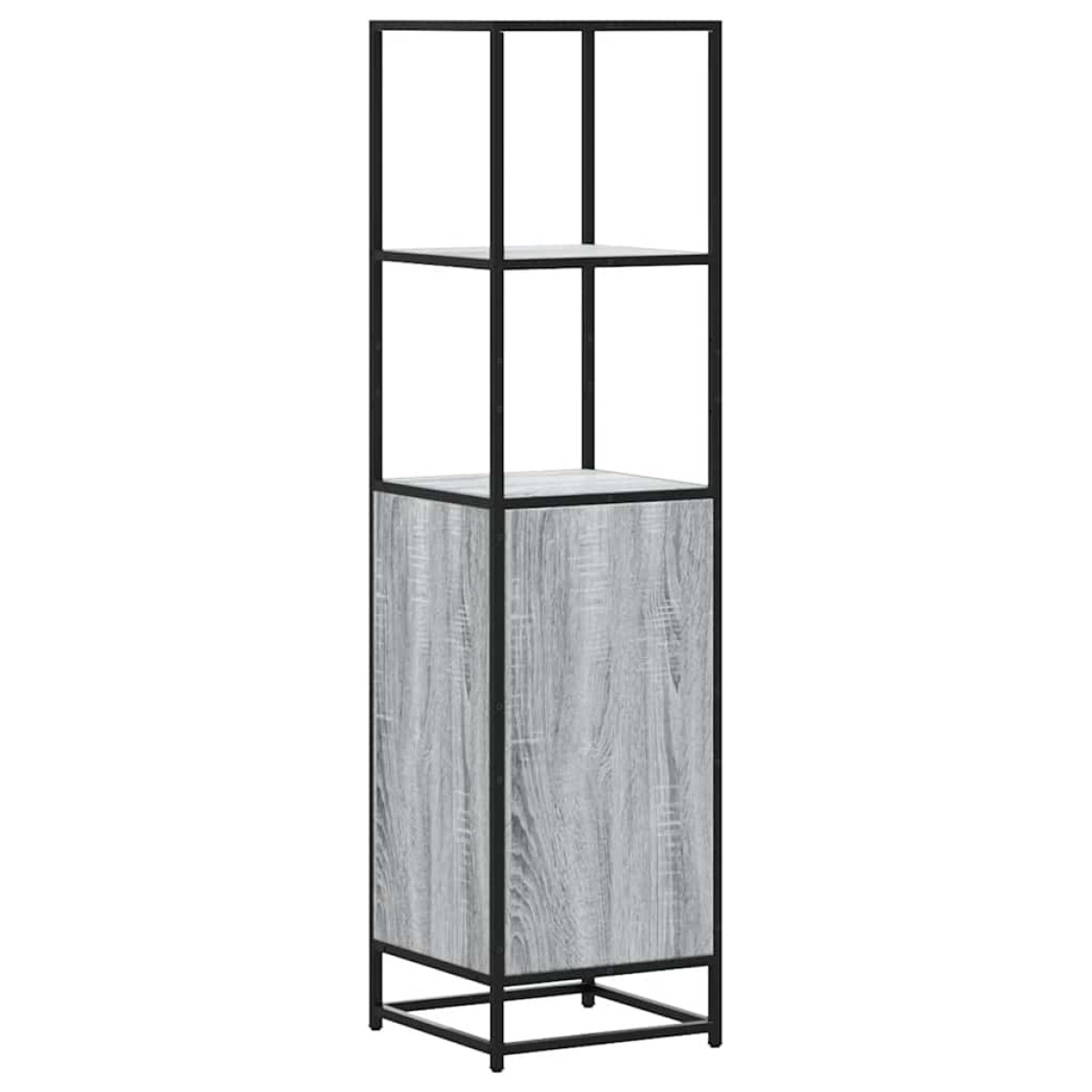 vidaXL Highboard Grey Sonoma Κατασκευασμένο ξύλο και μέταλλο