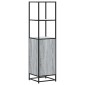 vidaXL Highboard Grey Sonoma Κατασκευασμένο ξύλο και μέταλλο