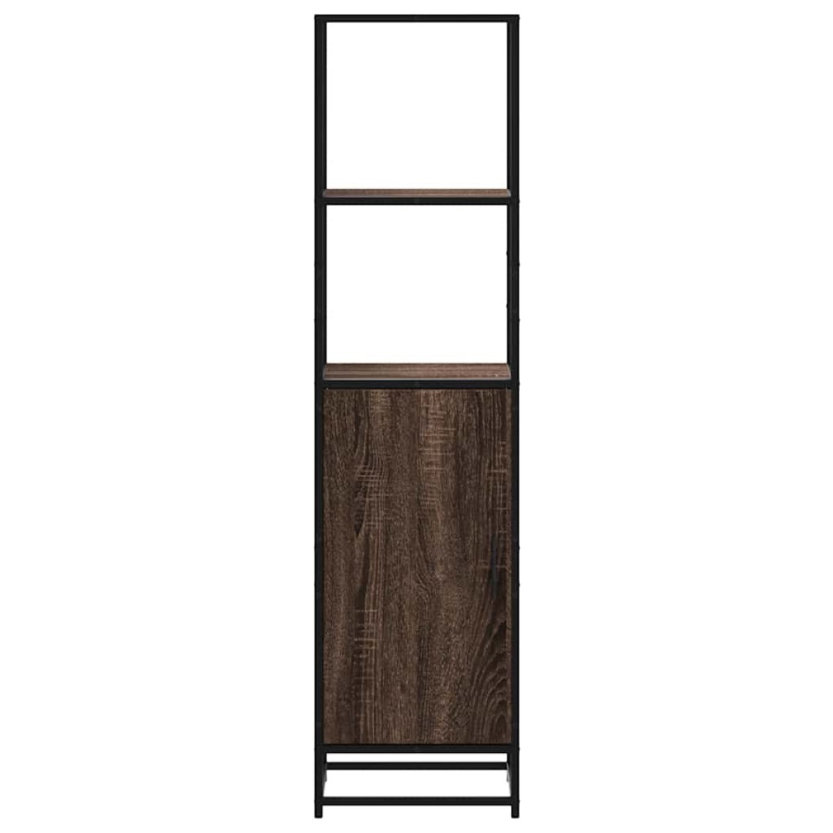 vidaXL Highboard καφέ δρυς Κατασκευασμένο ξύλο και μέταλλο