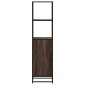 vidaXL Highboard καφέ δρυς Κατασκευασμένο ξύλο και μέταλλο