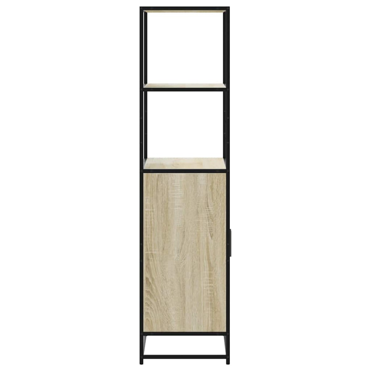 vidaXL Highboard Δρυς sonoma 68x35x139 cm Επεξεργασμένο ξύλο μέταλλο