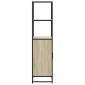 vidaXL Highboard Δρυς sonoma 68x35x139 cm Επεξεργασμένο ξύλο μέταλλο