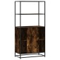 vidaXL Highboard Καπνιστή δρυς 68x35x139 cm Κατασκευασμένο ξύλο