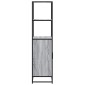 vidaXL Highboard Grey Sonoma Κατασκευασμένο ξύλο και μέταλλο