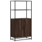 vidaXL Highboard καφέ δρυς Κατασκευασμένο ξύλο και μέταλλο