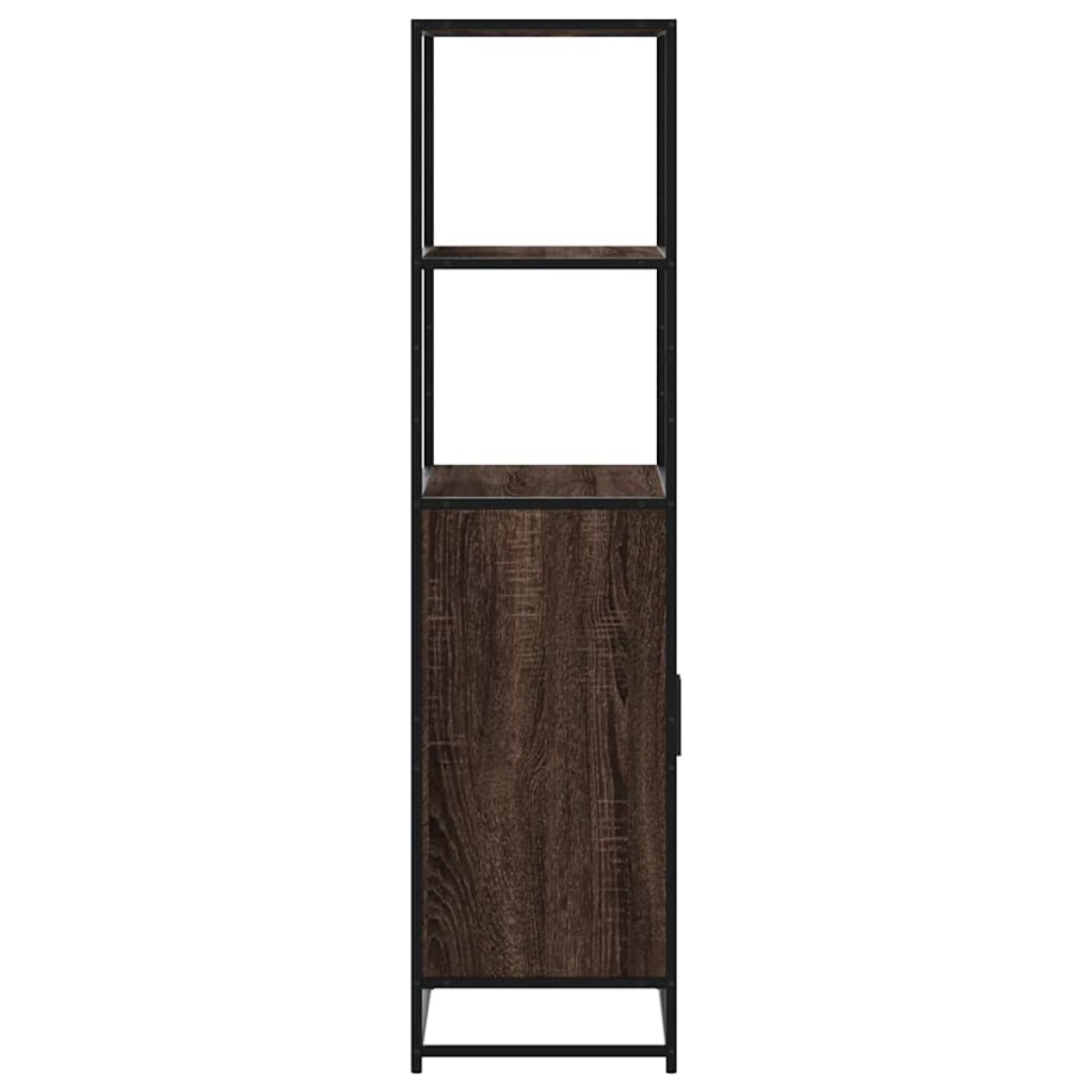 vidaXL Highboard καφέ δρυς Κατασκευασμένο ξύλο και μέταλλο