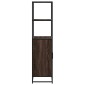 vidaXL Highboard καφέ δρυς Κατασκευασμένο ξύλο και μέταλλο