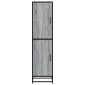 vidaXL Highboard Grey Sonoma Κατασκευασμένο ξύλο και μέταλλο